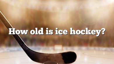 How old is ice hockey?