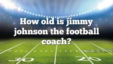 How old is jimmy johnson the football coach?