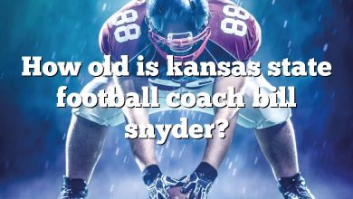 How old is kansas state football coach bill snyder?