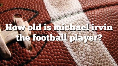 How old is michael irvin the football player?