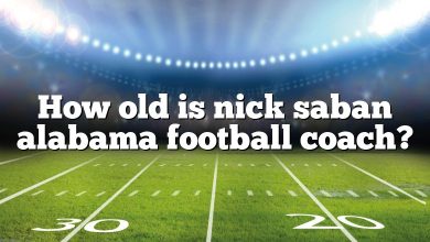 How old is nick saban alabama football coach?
