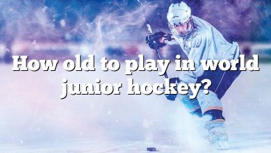 How old to play in world junior hockey?