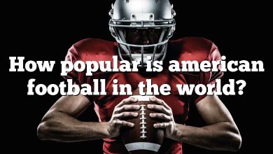 How popular is american football in the world?