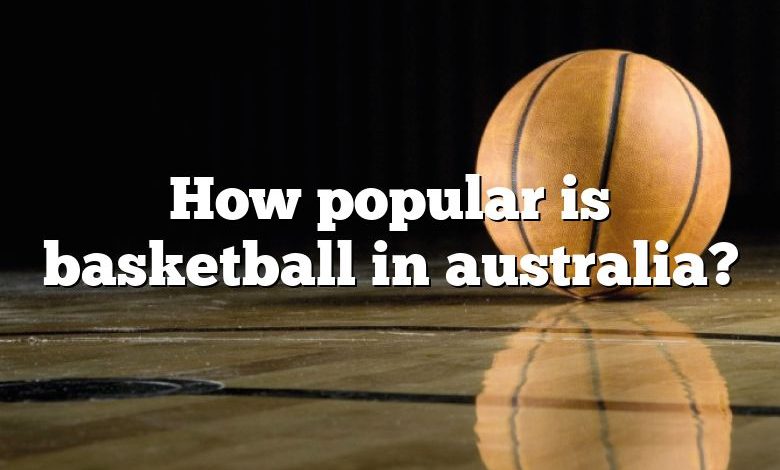 How popular is basketball in australia?