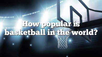 How popular is basketball in the world?
