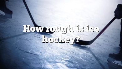 How rough is ice hockey?