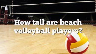 How tall are beach volleyball players?