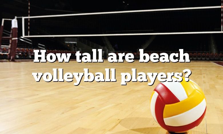 How tall are beach volleyball players?