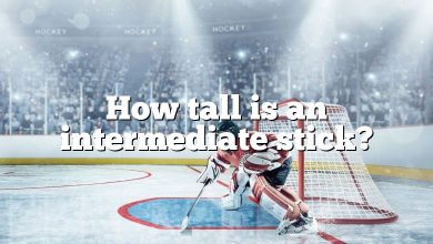 How tall is an intermediate stick?