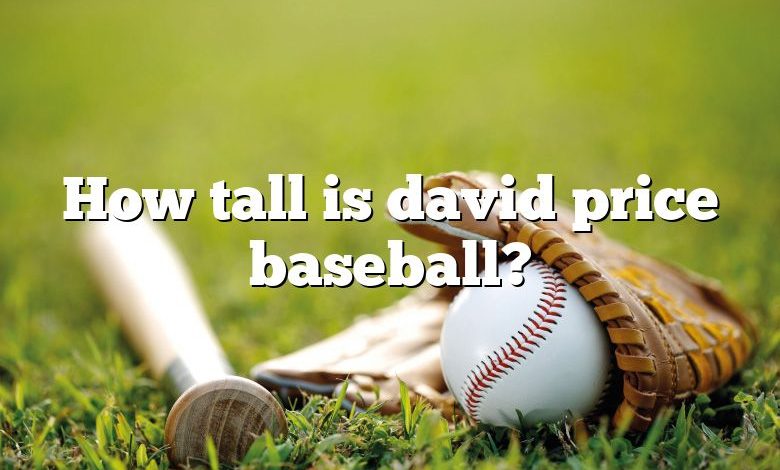 How tall is david price baseball?