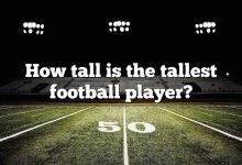 How tall is the tallest football player?