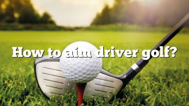 How to aim driver golf?