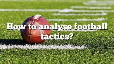 How to analyse football tactics?