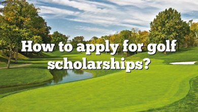 How to apply for golf scholarships?