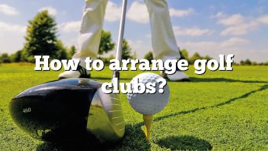 How to arrange golf clubs?