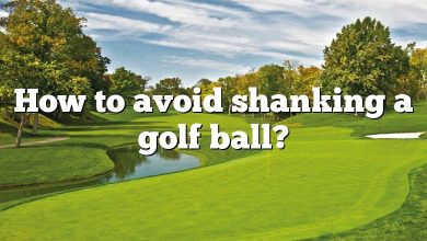 How to avoid shanking a golf ball?