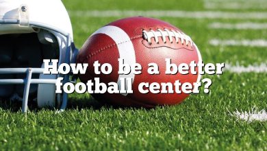 How to be a better football center?