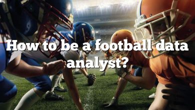 How to be a football data analyst?