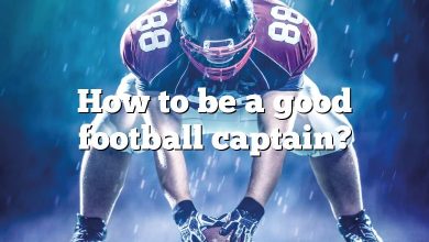 How to be a good football captain?