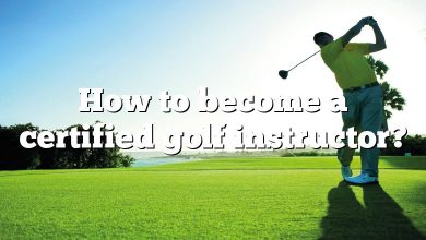 How to become a certified golf instructor?