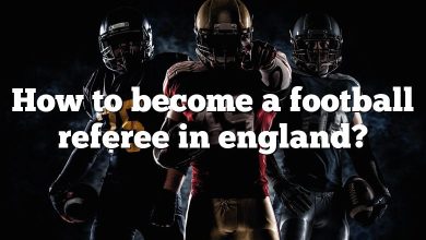 How to become a football referee in england?