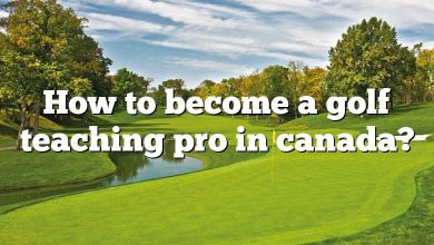 How to become a golf teaching pro in canada?