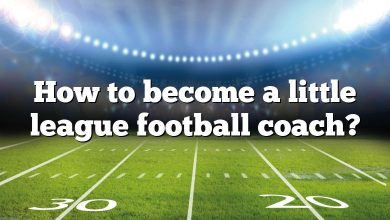 How to become a little league football coach?