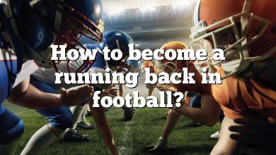 How to become a running back in football?