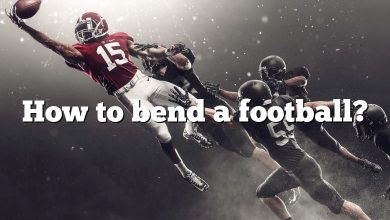 How to bend a football?