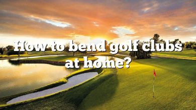 How to bend golf clubs at home?