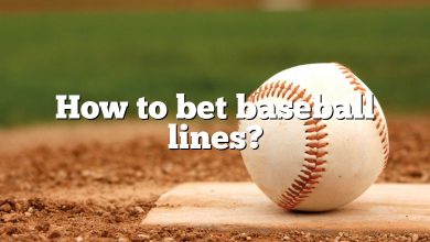 How to bet baseball lines?