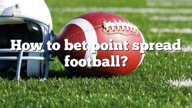 How to bet point spread football?