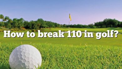 How to break 110 in golf?