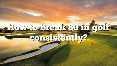 How to break 80 in golf consistently?