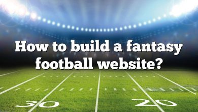 How to build a fantasy football website?
