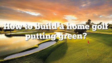 How to build a home golf putting green?