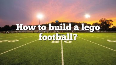 How to build a lego football?