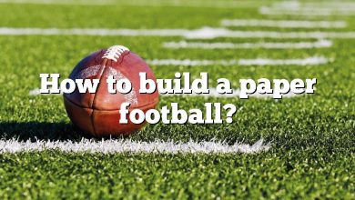 How to build a paper football?