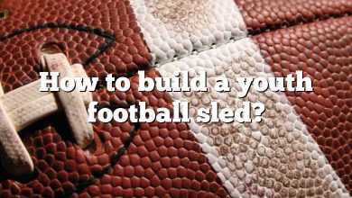How to build a youth football sled?