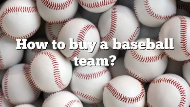 How to buy a baseball team?