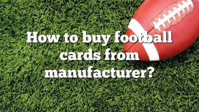 How to buy football cards from manufacturer?