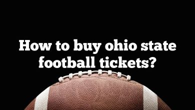 How to buy ohio state football tickets?