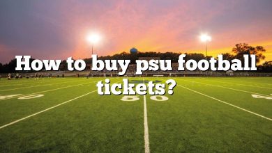 How to buy psu football tickets?