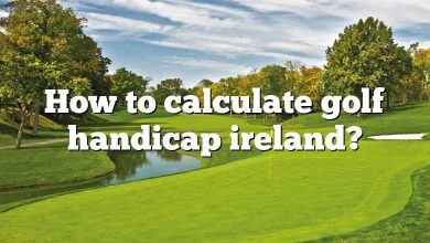 How to calculate golf handicap ireland?