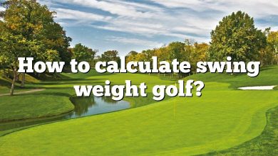 How to calculate swing weight golf?