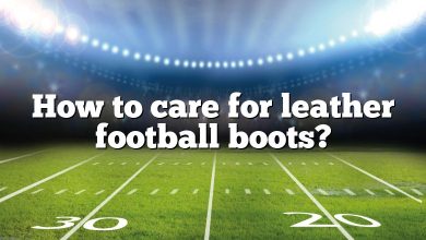 How to care for leather football boots?