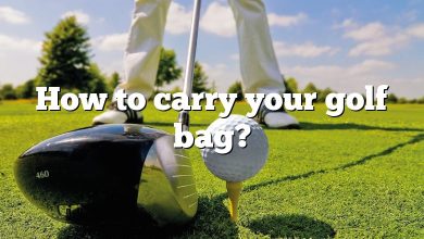 How to carry your golf bag?