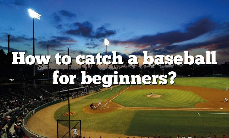 How to catch a baseball for beginners?