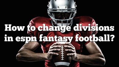 How to change divisions in espn fantasy football?