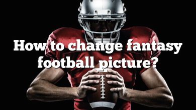 How to change fantasy football picture?